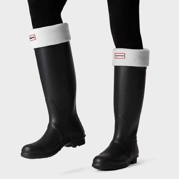 Black Hunter Boots w/ Fleece Socks - Picture 1 of 11